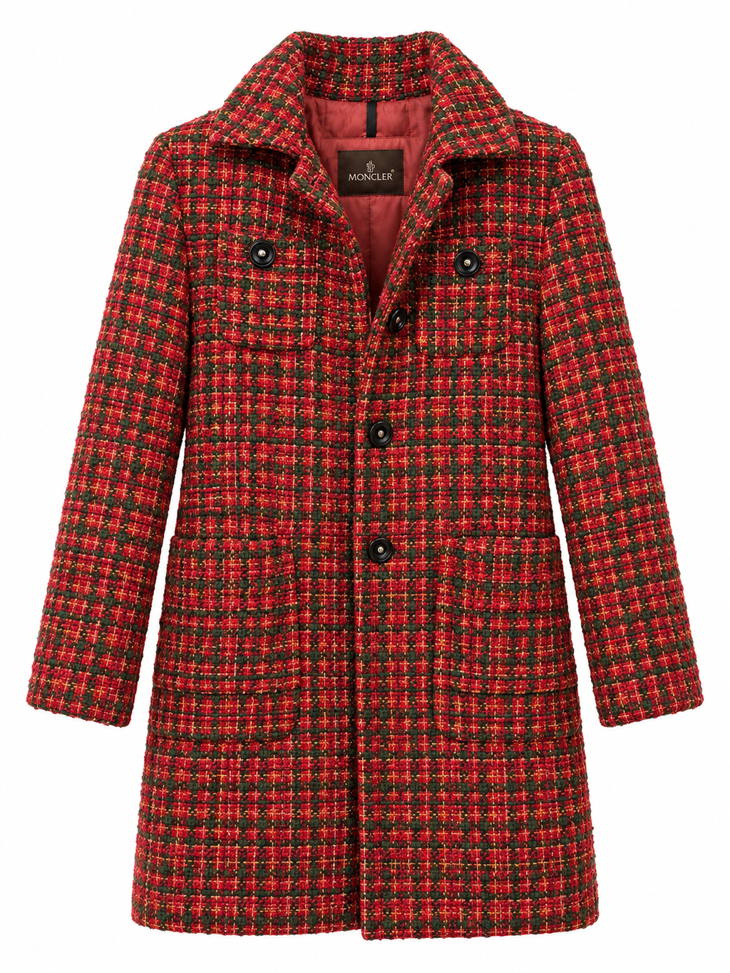 Moncler coat wool and goose down