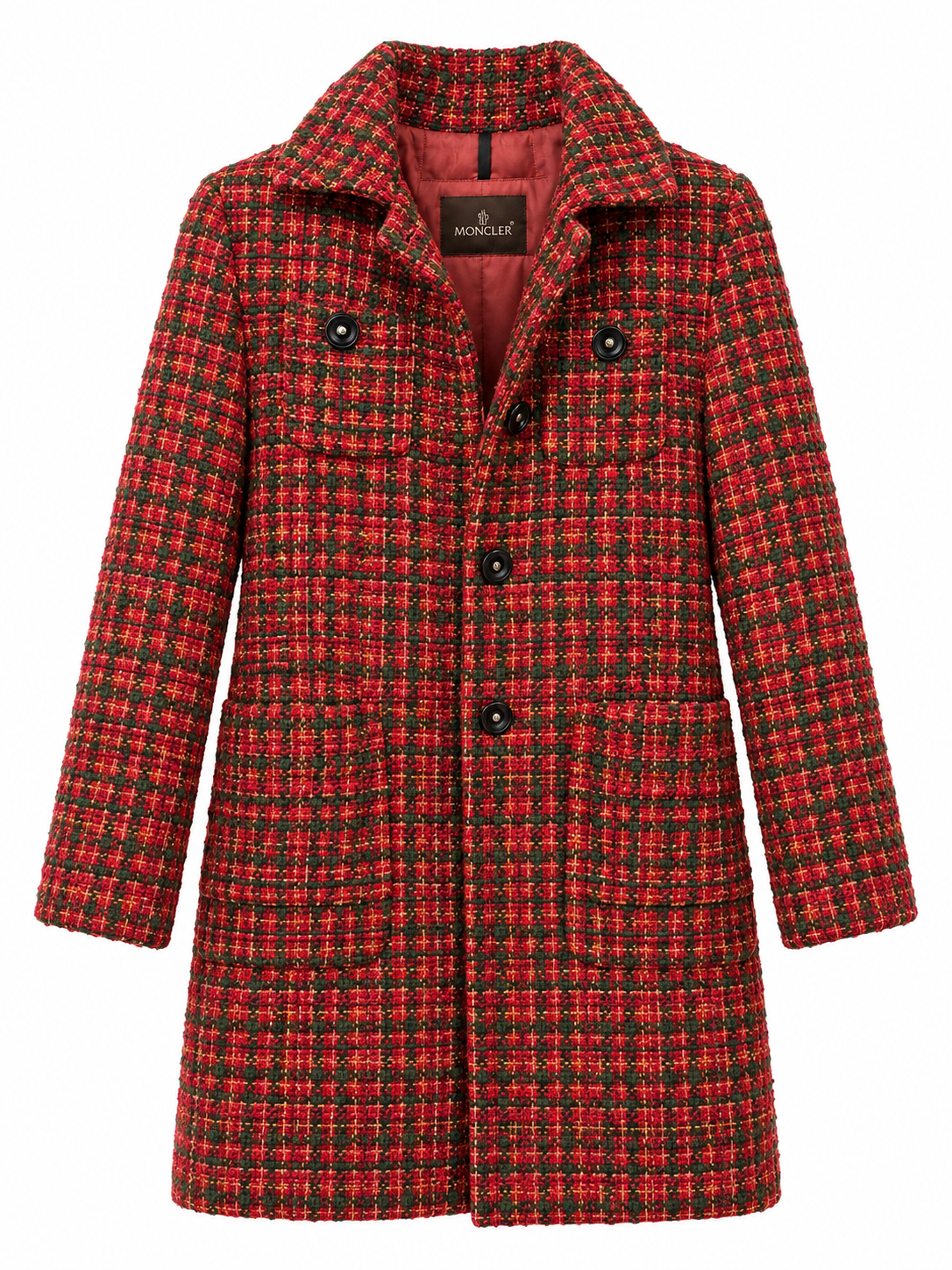 Moncler coat lana e piuma d’oca